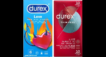 Durex - Condooms Love 6st - Thin Feel Close Fit 10st