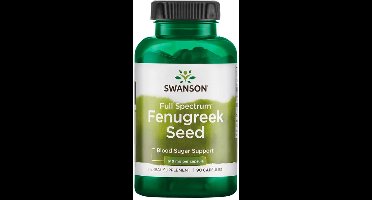 Swanson Health Fenugreek Seed - 610mg - 90 Capsules