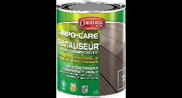 Compo-Care - Revitaliser voor composiethout - Owatrol - 1 L Grijs