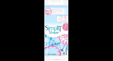 Gillette Venus Simply3 - 4 Stuks - Wegwerpscheermesjes