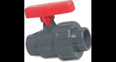 Mega Kogelkraan PVC-U 50 mm lijmmof 16bar DN40 grijs type Safe 525