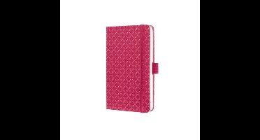 Sigel notitieboek Jolie Flair A6 hardcover 174 pagina's lijn 80 grams papier fuchsia roze
