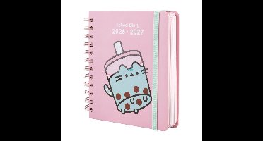 Grupo Erik Pusheen - 2026/2027 Day Per Page M 11 Months Academic Schoolagenda - Multicolours
