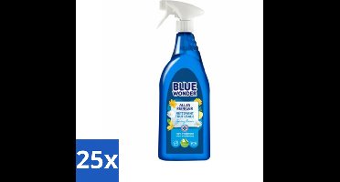 25 x Blue Wonder Allesreiniger Spray 750 ml - Allesreiniger - Reinigingsmiddel - Vuil Verwijderen - Vet Verwijderen - Vlekken Verwijderen