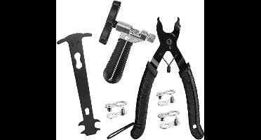 Fietsgereedschap met Fiets Kettingpons / Slijtagemeter / Kettingbreker - Fietsketting Gereedschap - Kettingtang - Quick Links - Voor Elk Type Ketting