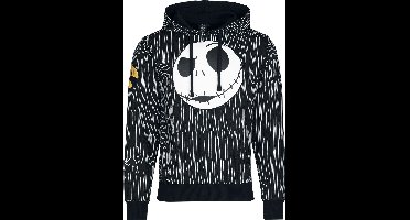 The Nightmare Before Christmas Pinstripe Jack Heren Trui met capuchon - zwart - L