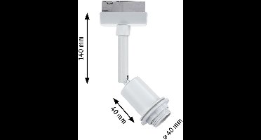 Paulmann URail DecoSystems Spot max1x20W E14 Wit