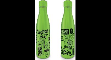 Pyramid International Rick And Morty - Quotes Waterfles - Groen