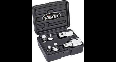 Vigor V1293 Dopsleuteladapterset Aandrijving 1/4 (6.3 mm), 3/8 (10 mm), 1/2 (12.5 mm), 3/4 (20 mm) 1 set(s)