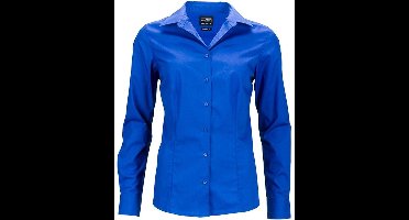 Daiber Dames/dames Longsleeve Business Shirt (Koningsblauw)
