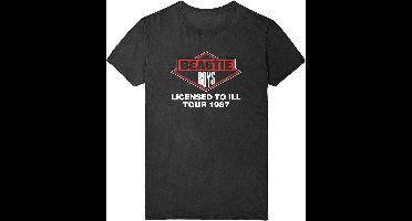The Beastie Boys - Licensed To Ill Tour 1987 Heren T-shirt - M - Zwart