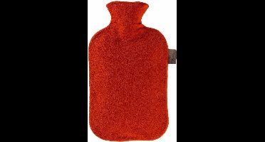 Warm water kruik - Met fleece hoes rood-