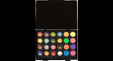 Schmink Case Starterset Compleet 24 x 10 gram Face Paint - PartyXplosion - Carnaval - Thema Feestje