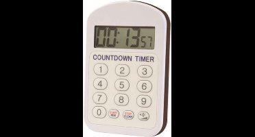 ETI/Thermoworks - Waterdichte Timer / Kookwekker - IP65 - Grote Toetsen - Digitaal & Magnetisch