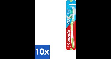 10 x Colgate - Tandenborstel - Extra Clean Medium - 1 Tandenborstel - Voordeelverpakking - 10 stuks