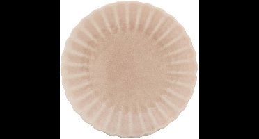 Lot de 4 Assiette à dessert Romy ronde D.21cm rose