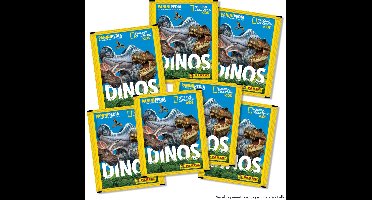 Verzamelkaarten - PANINI - DINOS NATIONAL GEOGRAPHIC KIDS - PANINIPEDIA - Blisterverpakking 7 zakken