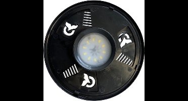 BIOART LED 7,5W-15CM Zwart