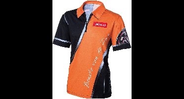 XQmax Darts BvdP replica wedstrijdshirt oranje maat XS QD9200210