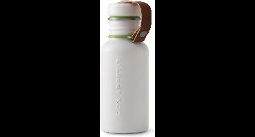 Black&Blum - Drinkfles - RVS - 500 ml - Wit/lime