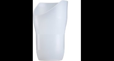 Neusbeker Rika - Beker met neusuitsparing - Ergonomische drinkbeker voor ouderen - Doseerbeker- Aangepaste beker - Handig en praktisch - 250 ml