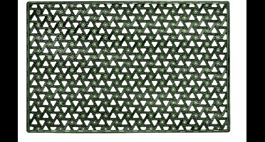 Hamat Matrix Green 49 x 75 cm - Buitenmat - Deurmat Buiten - TPE - Groen