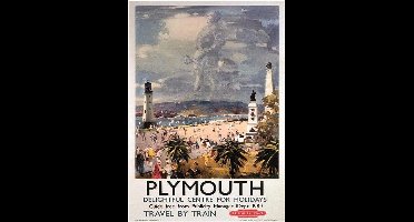 Pyramid Poster - Plymouth - 80 X 60 Cm - Multicolor