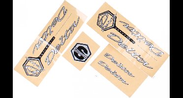 Non-branded Fietsstickers Transfer Saphir 4-delig