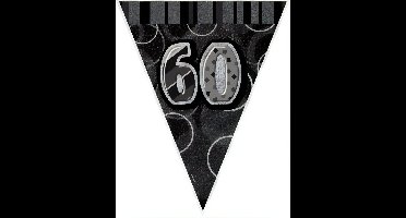 UNIQUE - Zwart-grijze vlaggenlijn 60 jaar