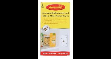 Aeroxon - Meelmotten - Levensmiddelen -Voedselmottenval – Voedselmot – Voedselmotten - Meelmotten bestrijden - Anti motten