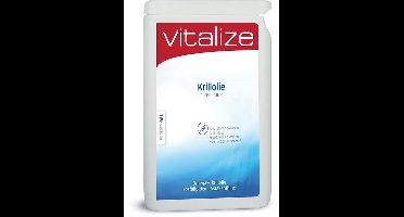 Vitalize Krillolie 100% puur 180 capsules | Goed opneembaar in het lichaam en de hersenen - EPA en DHA dragen bij tot de normale werking van het hart*