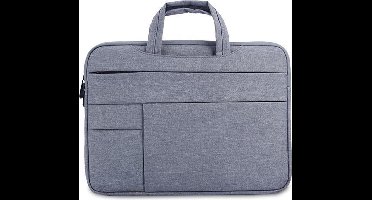 LuxeBass H521 aktetas Laptop Schoudertas 13.3 inch Notebook Tas Grijs