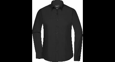 Daiber Blouse Dames Met Lange Mouwen (Zwart) Maat XL