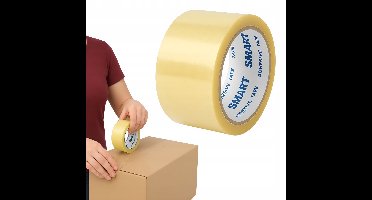 SMART Acryl Pakband Transparant 48mm x 45m - Sterk en Duurzaam