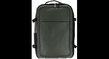 MANDARINA DUCK laptop rugzak rugzak met laptopvak Eco Coated Backpack Pine Green kaki