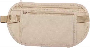 Scoby - Heuptasje - Geldtasje - Moneybelt - Vakantietas - Reistas - Beige