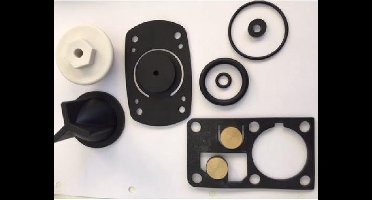 Nuova Rade LT Serie - Handmatige Toilet Reparatieset - Set A - Elementen 4,9,10,11,16,17,20,24,29