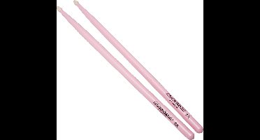 MUSIC STORE 5A Sticks, Pink, Hornbeam, Wood Tip - Drumstok