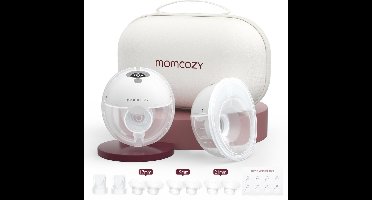 Momcozy M5 – Handsfree Borstkolf – 2 Stuks – Elektrisch – Stil & Compact – Met Borstschild Inserts