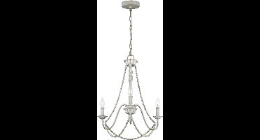 Feiss LED Kroonluchter | 3X E14 Max 60W | Dimbaar | Washed Grey