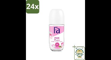 Fa Deodorant Roller Pink Passion 50 ml - Voordeelverpakking - 24 stuks - Fa - Pink Passion