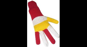 Handschoenen Oeteldonk - One Size - Rood Wit Geel
