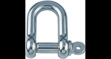 D-sluiting 8 mm RVS-316