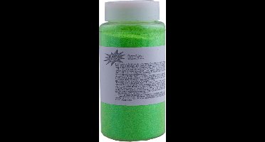 Groene fluo poeder 500 gram - Feestdecoratievoorwerp