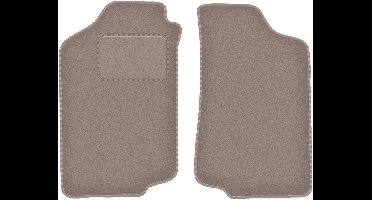 Beige voormatten voor: Volkswagen Jetta II sedan (1984-1992)
