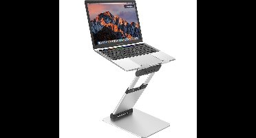 LuxeBass Verstelbaar Laptophouder | Laptopstandaard | Laptop verhoger met warmteafvoer - LB569