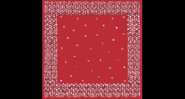 Duni Napperon Scandi 84 Cm Papier Rood