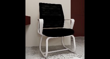Bureaustoel – Ergonomische Stoel – Office Chair – Kantoorstoel – Draaistoel – 360° Draaibaar – Verstelbare Zithoogte – Met Metalen Frame – Comfortabel Kussen