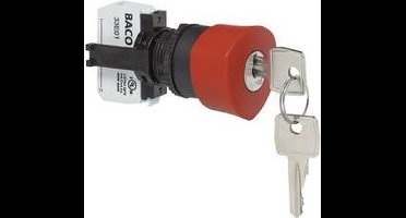 BACO L22GM01E Noodstopschakelaar Kunststof frontring, Zwart IP69K 1 stuk(s)