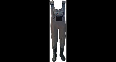5mm Neopreen Waadpak - Rubberen Laars - 100% Waterdicht - Profielzool - maat 44/45 - Lekkage? Goedkoop = Duurkoop, kies daarom voor Kwaliteit